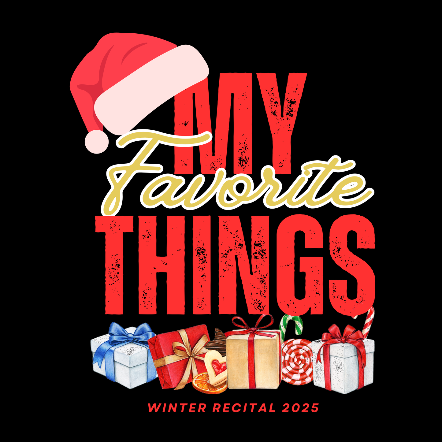 Official Winter Recital "My Favorite Things" T-Shirt