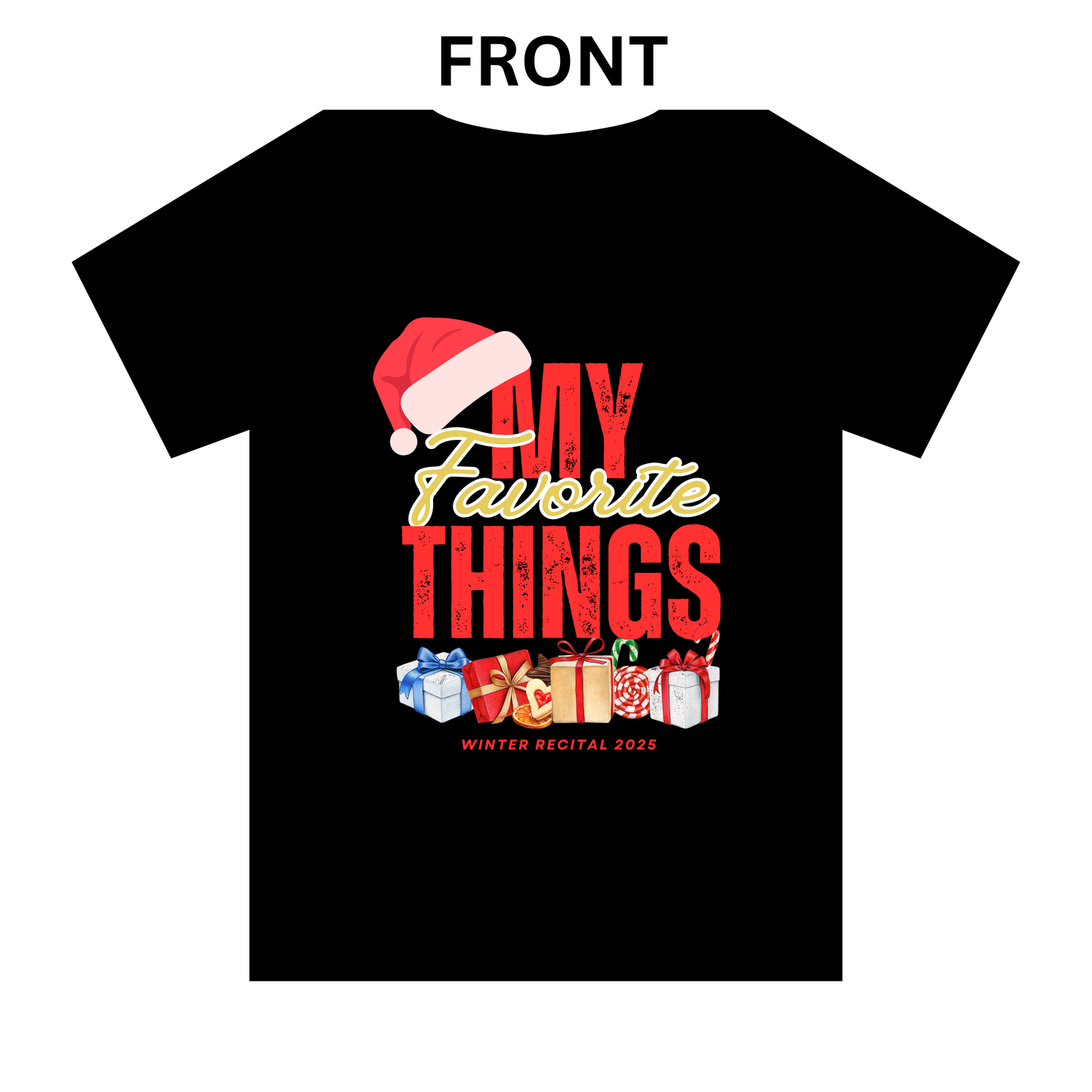 Official Winter Recital "My Favorite Things" T-Shirt