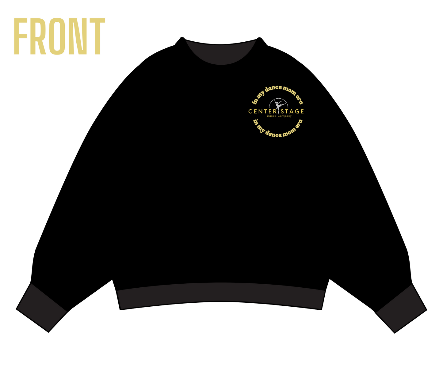 CSDC "Dance Mom Era" Original Crew Neck - Black