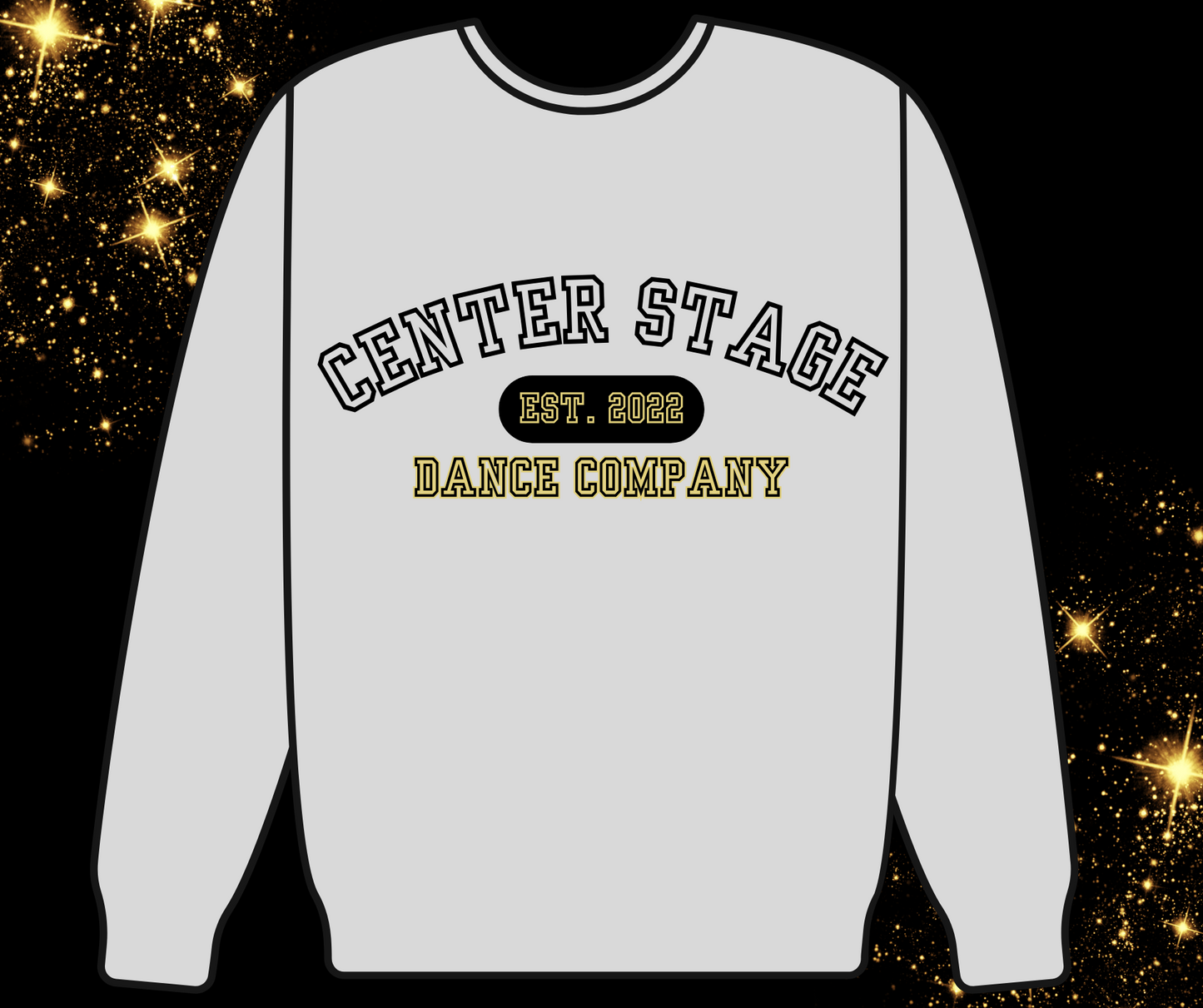 Center Stage Dance Company Original Crew Neck - Gray