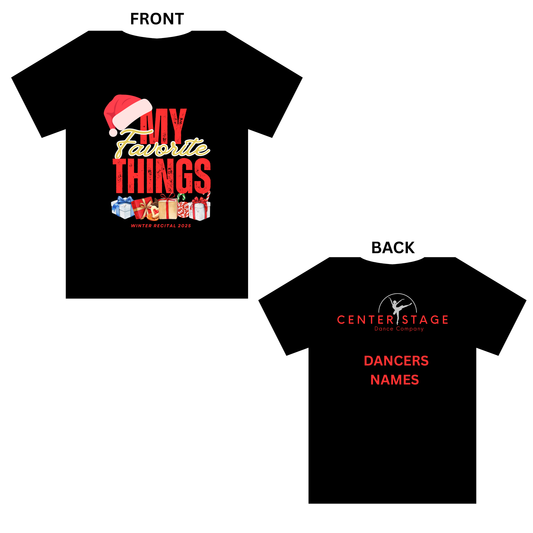 Official Winter Recital "My Favorite Things" T-Shirt